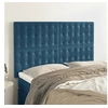 Image de Hoofdborden 4 st 72x5x78/88 cm fluweel donkerblauw3116818