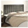 Image de Hoofdborden 4 st 90x5x78/88 cm fluweel donkergrijs3116827