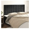 Image de Hoofdborden 4 st 90x5x78/88 cm fluweel zwart3116828