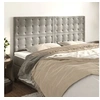 Image de Hoofdborden 4 st 100 x 5 x 78/88 cm fluweel lichtgrijs3116832