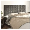 Image de Hoofdborden 4 st 100x5x78/88 cm fluweel donkergrijs3116833