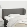 Image de Hoofdbord met randen 83x23x78/88 cm stof donkergrijs3116839