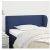 Image de Hoofdbord met randen 83x23x78/88 cm stof blauw3116844