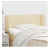 Image de Hoofdbord met randen 93x23x78/88 cm stof cràmekleurig3116851
