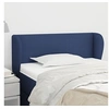Image de Hoofdbord met randen 93x23x78/88 cm stof blauw3116852