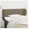 Image de Hoofdbord met randen 103x23x78/88 cm stof taupe3116858