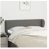 Image de Hoofdbord met randen 147x23x78/88 cm stof donkergrijs3116863