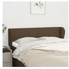 Image de Hoofdbord met randen 147x23x78/88 cm stof donkerbruin3116865