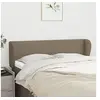 Image de Hoofdbord met randen 147x23x78/88 cm stof taupe3116866