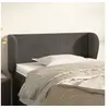 Image de Hoofdbord met randen 93x23x78/88 cm fluweel donkergrijs3116901