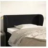 Image de Hoofdbord met randen 93x23x78/88 cm fluweel zwart3116902