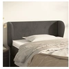 Image de Hoofdbord met randen 103x23x78/88 cm fluweel donkergrijs3116907