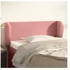 Image de Hoofdbord met randen 103x23x78/88 cm fluweel roze3116911