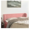 Image de Hoofdbord met randen 147x23x78/88 cm fluweel roze3116917