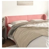 Image de Hoofdbord met randen 183x23x78/88 cm fluweel roze3116929