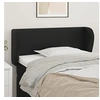 Image de Hoofdbord met randen 93x23x78/88 cm kunstleer zwart3116942