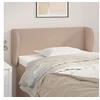 Image de Hoofdbord met randen 93x23x78/88 cm kunstleer cappuccinokleur3116947