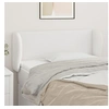 Image de Hoofdbord met randen 103x23x78/88 cm kunstleer wit3116949