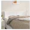 Image de Hoofdbord met randen 147x23x78/88 cm kunstleer wit3116955