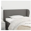 Image de Hoofdbord met randen 103x23x78/88 cm stof donkergrijs3116995