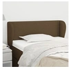 Image de Hoofdbord met randen 103x23x78/88 cm stof donkerbruin3116997