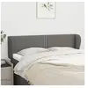 Image de Hoofdbord met randen 147x23x78/88 cm stof donkergrijs3117003