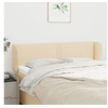 Image de Hoofdbord met randen 147x23x78/88 cm stof cràmekleurig3117007