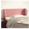 Image de Hoofdbord met randen 103x23x78/88 cm fluweel roze3117051
