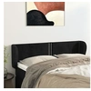 Image de Hoofdbord met randen 147x23x78/88 cm fluweel zwart3117054