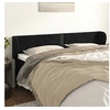 Image de Hoofdbord met randen 163x23x78/88 cm fluweel zwart3117060