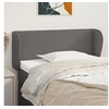 Image de Hoofdbord met randen 83x23x78/88 cm kunstleer grijs3117080