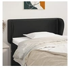 Image de Hoofdbord met randen 93x23x78/88 cm kunstleer zwart3117082