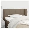 Image de Hoofdbord met randen 83x23x78/88 cm stof taupe3117122