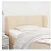 Image de Hoofdbord met randen 83x23x78/88 cm stof cràmekleurig3117123