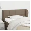 Image de Hoofdbord met randen 93x23x78/88 cm stof taupe3117130