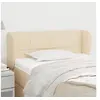Image de Hoofdbord met randen 93x23x78/88 cm stof cràmekleurig3117131