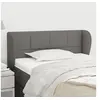 Image de Hoofdbord met randen 103x23x78/88 cm stof donkergrijs3117135