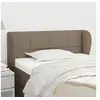 Image de Hoofdbord met randen 103x23x78/88 cm stof taupe3117138