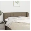 Image de Hoofdbord met randen 147x23x78/88 cm stof taupe3117146