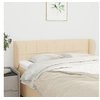 Image de Hoofdbord met randen 147x23x78/88 cm stof cràmekleurig3117147