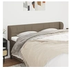 Image de Hoofdbord met randen 183x23x78/88 cm stof taupe3117162