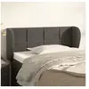 Image de Hoofdbord met randen 83x23x78/88 cm fluweel donkergrijs3117175