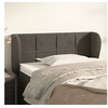 Image de Hoofdbord met randen 103x23x78/88 cm fluweel donkergrijs3117187