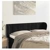 Image de Hoofdbord met randen 147x23x78/88 cm fluweel zwart3117194