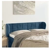 Image de Hoofdbord met randen 147x23x78/88 cm fluweel donkerblauw3117196