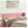 Image de Hoofdbord met randen 147x23x78/88 cm fluweel roze3117197