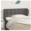 Image de Hoofdbord met randen 83x23x78/88 cm kunstleer grijs3117220