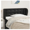 Image de Hoofdbord met randen 93x23x78/88 cm kunstleer zwart3117222