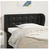 Image de Hoofdbord met randen 103x23x78/88 cm kunstleer zwart3117228