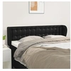 Image de Hoofdbord met randen 147x23x78/88 cm kunstleer zwart3117234